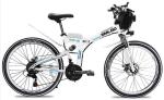 10AH 24 Inch Folding Electric Bike Shimano 7Speed Geared 150kg Max Loading