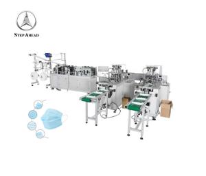 Quality High Output Hospital Folding 3 Ply Face Mask Making Machine wholesale