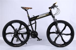 Quality High quality OEM 6 spoke mag one wheel 21 speed black aluminium alloy folding hummer mountain bicicletas wholesale
