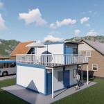 Steel Sheet Detachable Container House Sandwich Panel Converted Shipping