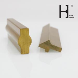 Quality Corrosion Resistant C38000 Brass Lock Profiles With Smooth Surface wholesale