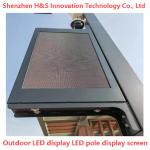 Pole LED Display for Advertising Standing Street LED Screen