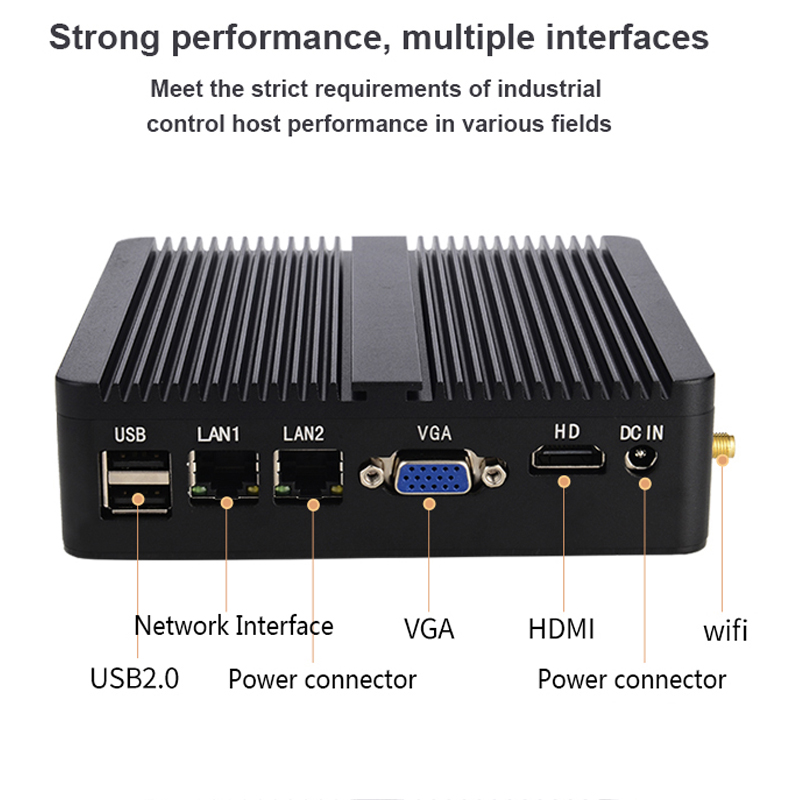 Fanless J4125 Portable OEM Industrial Mini PC Small Pocket Intel Mini Pc Computer