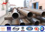 25m blasting stadium high mast pole seaport lighting with winch