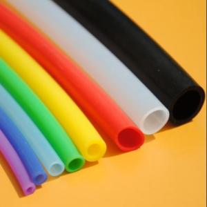 Quality Red Soft Flexible Silicone Rubber Tube 1-7mm Yellow wholesale