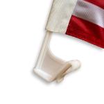 Economic Polyester USA American Car Flag Window Clip 11" X 13" Pack Of 12 10 100