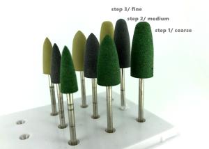 Quality Green Silicone Rubber Polisher Coarse Grit Rubber Polishing Bur wholesale