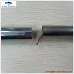 Steel tent pole