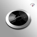 Wireless 3 keys restaurant table button and 3 color digital tube display