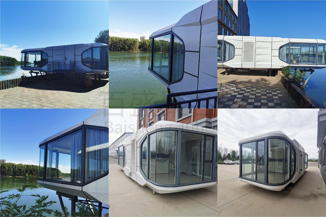 5M End Mobile Container House for Luxury Soundproof Hotel and Villa Accommodations