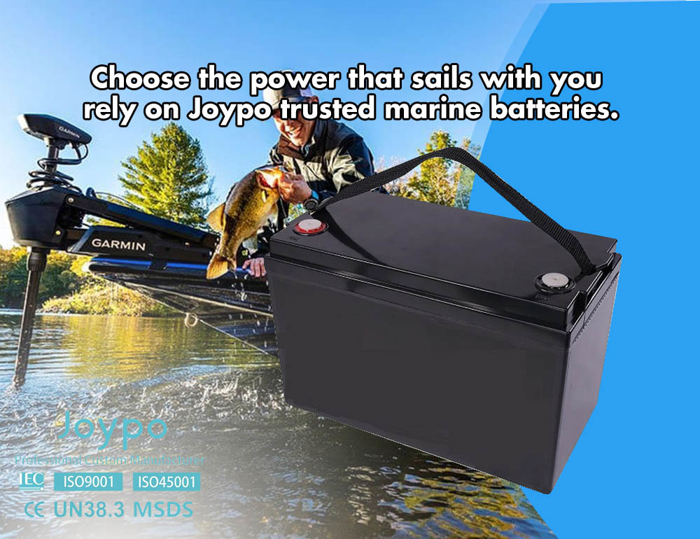 LiFePO4 12V 105Ah Marine Lithium Battery Deep Cycle Lithium Bass Boat Batteries