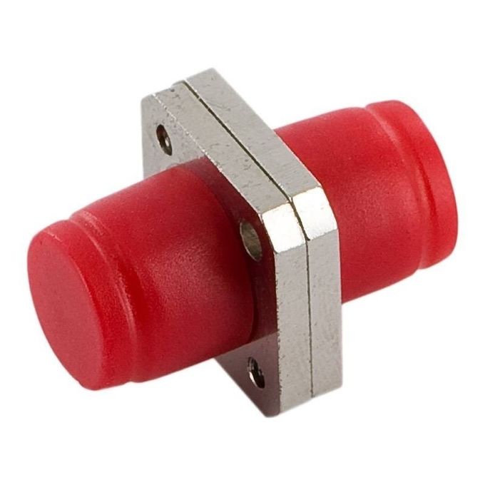 Rectangle FC APC Fiber Optic Adapter Singlemode Square Solid Type