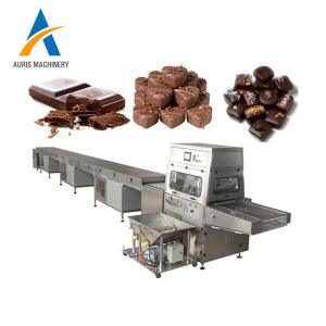 Quality 200kg 500kg capacity 200mm Chocolate Tempering Enrobing Machine Cool Tunnel wholesale