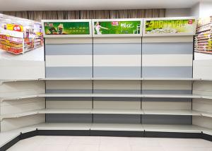 Quality Long Life Spend Convenience Store Shelves , Metal Store Display Racks wholesale
