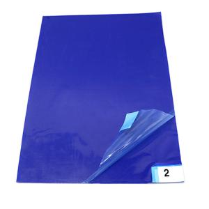Quality Blue Temporary Surface Protection Peelable Viscosity Factory Dust Control Euro Cleanroom Adhesive wholesale