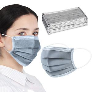 Quality Light Weight Activated Carbon Dust Mask Grey Color 25 + 35 + 25 + 25 GSM wholesale