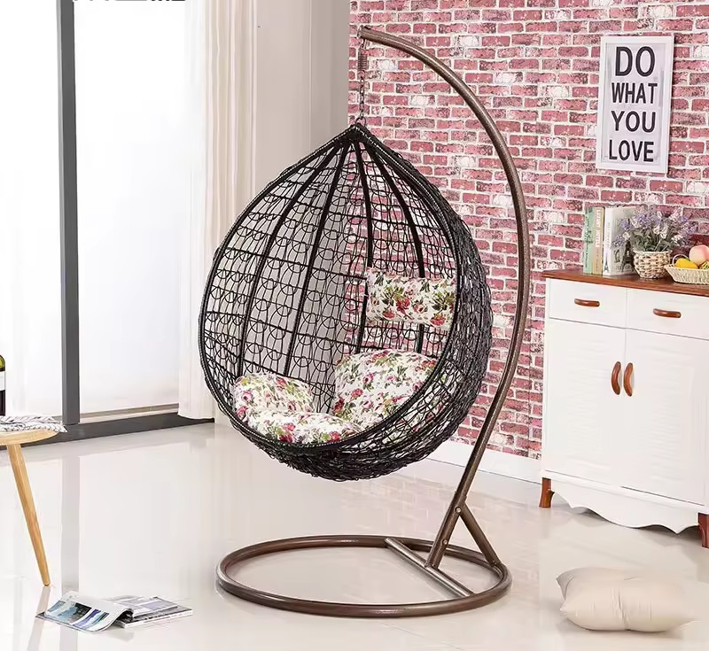 DY-NC1 Balcony Cradle Chair Swing Hammock Chair with Die-Cast Aluminum Frame