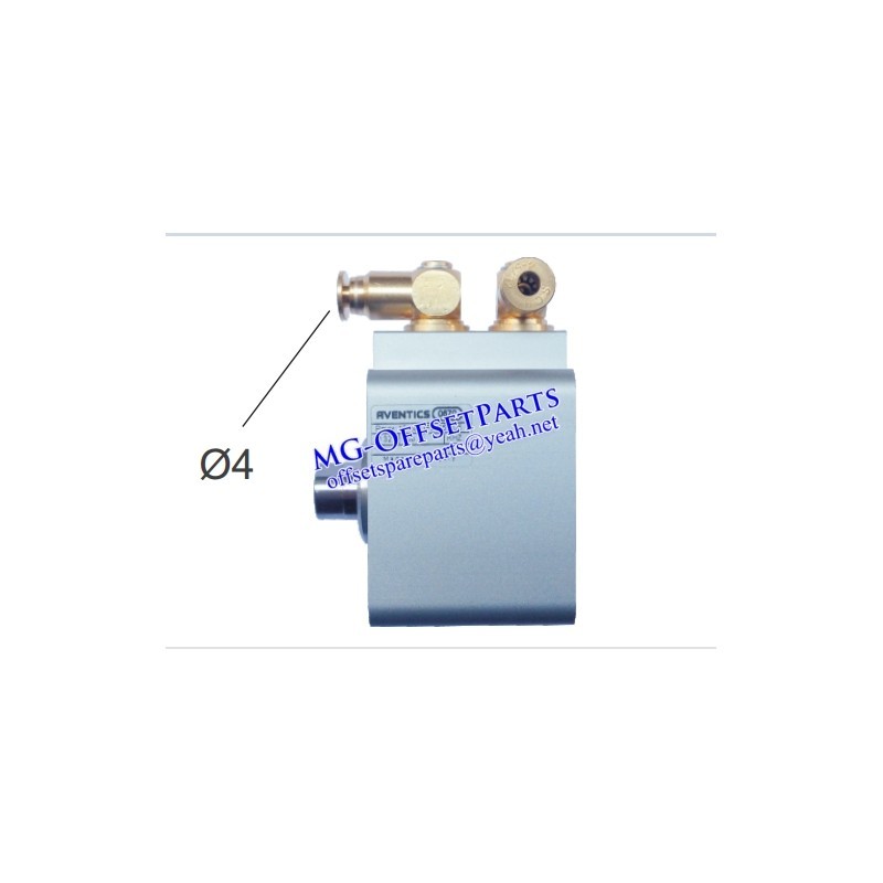 00.580.3385, HD SHORT-STROKE CYLINDER, HD CYLINDER, OFFSET PRINTING MACHINE PARTS FOR HD