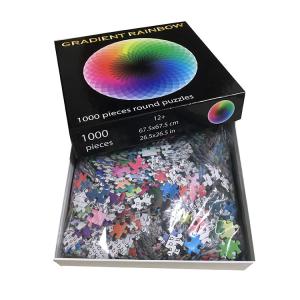 Quality 2C Jigsaw Puzzle UV Varnish Card Board Printing For Kid wholesale