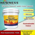 Marine Steel Anti Rust Paint Roller/Spray Application Method Iron Oxide Red
