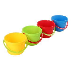 Quality Full Support for Children Sand Castle Building Game Seaside Pretend Play Game Outdoor Bright Colored Sand Playing Bucket wholesale