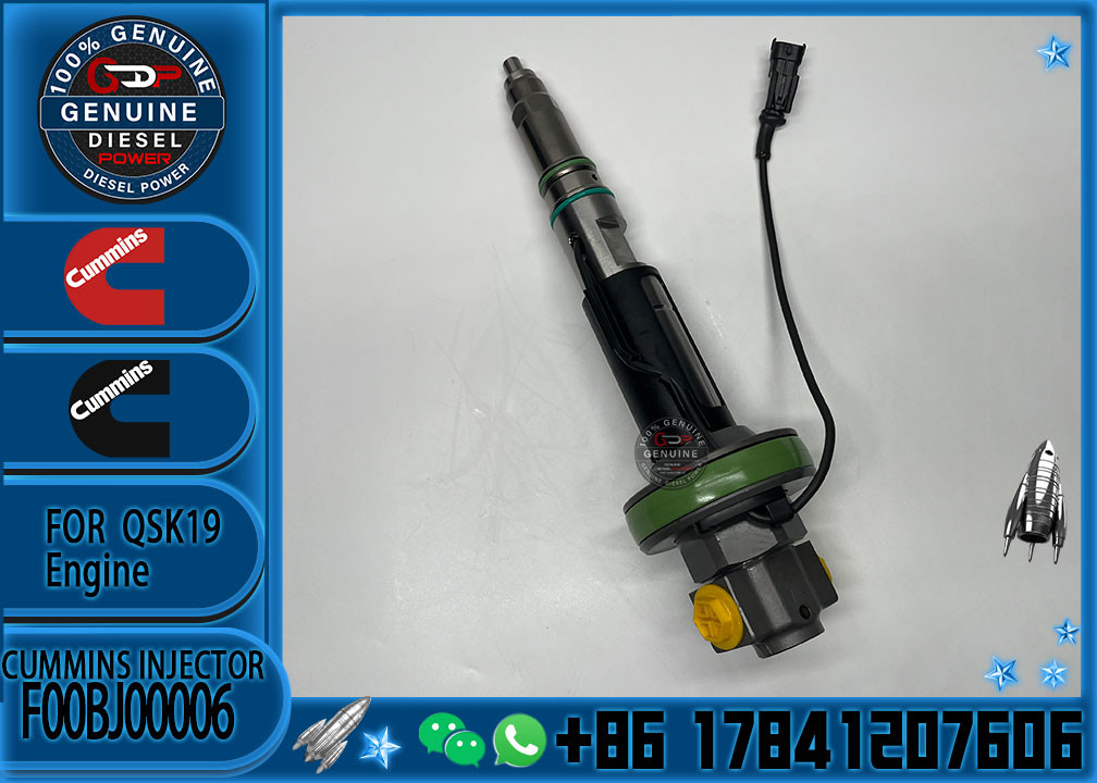 Quality goods Common Rail Diesel Fuel Injector 2882077 0986435901 F00BJ00006 For Cummins QSK19 QSK38 QSK60