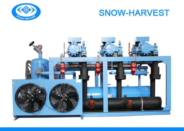Remote Control Refrigeration Compressor Unit Multi Phase Water Cooling
