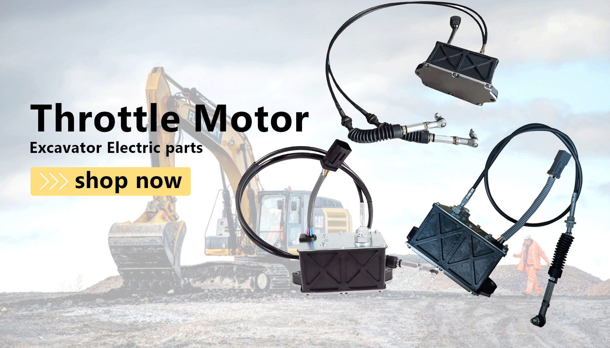 7Y-5461 7Y5461 Excavator Spare Parts Throttle Motor For CAT Excavator E325 E325L Throttle Motor