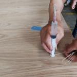 Ev Veneer Transparent Tp-X1068 Veneer Fine-Line 2500*640mm For Wall Panel