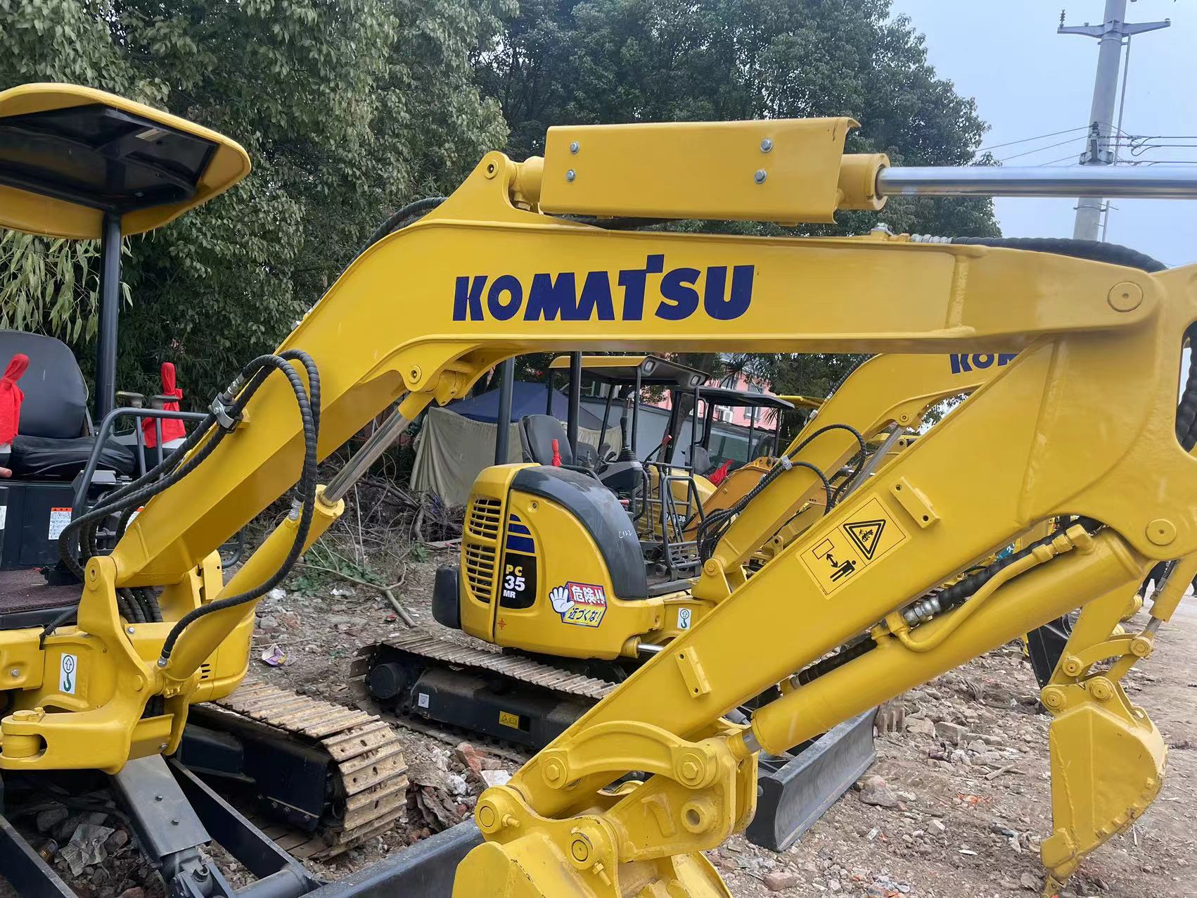 Used Excellent condition komatsu pc35 in stock now , Used komatsu excavator , Komatsu pc35 pc55 pc56 pc70 china Cheap excavator