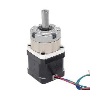 Quality Hybrid Nema 17 Stepper Motor with Gearbox Reducer 1.33/1.5A Current 34/40mm Length wholesale