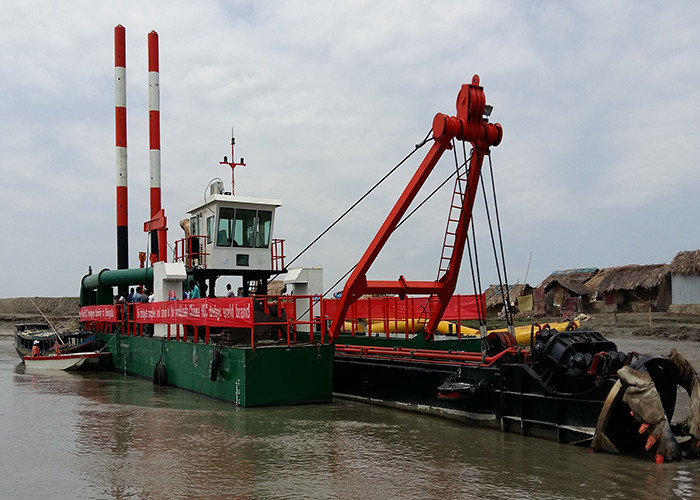 12m Dredging Depth Cutter Suction Dredger 12 Inch For Gold Mining