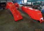 18 M Doosan DX300 Excavator Long Reach Boom With 0.5 Cum Bucket / Auxiliary Pipe