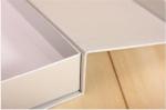 Creative Magnetic Lid Closed Clamshell Book Box Grey Cardboard For Men'S