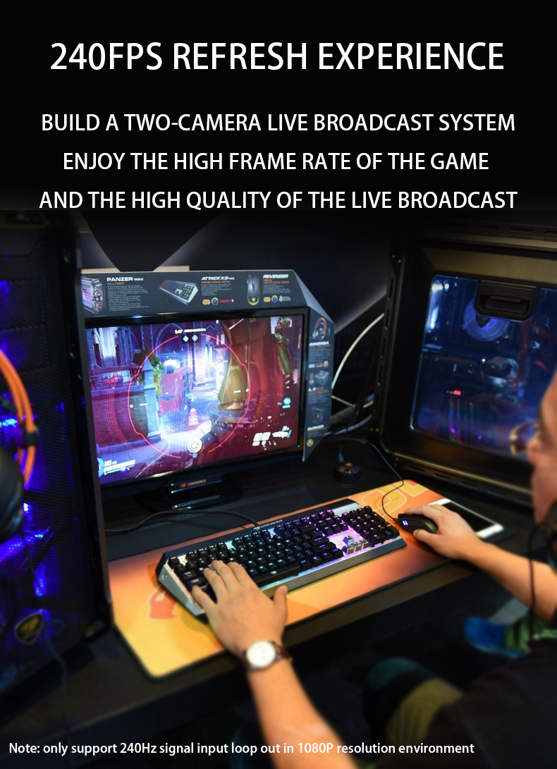 Professional SMD Mounting Type 4K Audio Video Capture Card for Live Recording and OBS