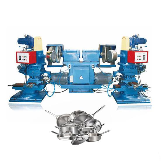 Cheap stainless steel automatic cookware polish machine for pots and pans for sale