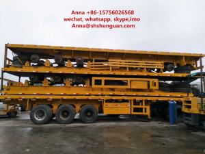 Quality 40 Tons Payload Used Truck Trailers Leaf Spring Mechanical Suspension wholesale