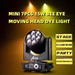ATG 730 4in1 Beam Stage Moving Head Dyeing Lights Led for Dj Disco Mini 7*30w