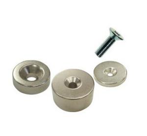 Quality Round Magnets with Countersunk Hole wholesale