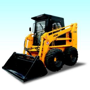 Quality JC60 Small Skid Steer Loaders 0.4 - 0.5m3 Bucket Capacity With Hydraulic Brake Forklift wholesale