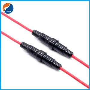 China R3-32 5x20mm Inline Fuse Holder 10A 250VDC Bakelite Wire Screw Type on sale