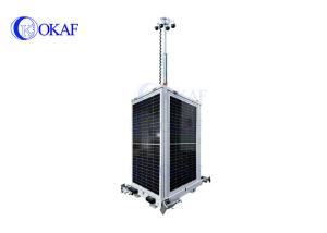 Quality OK-PRO9 OKAF 4G WIFI GPS Mobile Solar CCTV Security Tower Temporary Monitoring for Parking Lot wholesale