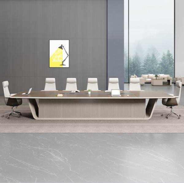 Popular Fashion Office Furniture Meeting Table Luxury Boardroom Wooden Office