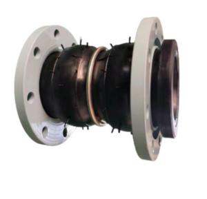 Quality DN200 Pressure Resistant Double Ball Rubber Joint With Booster Ring wholesale