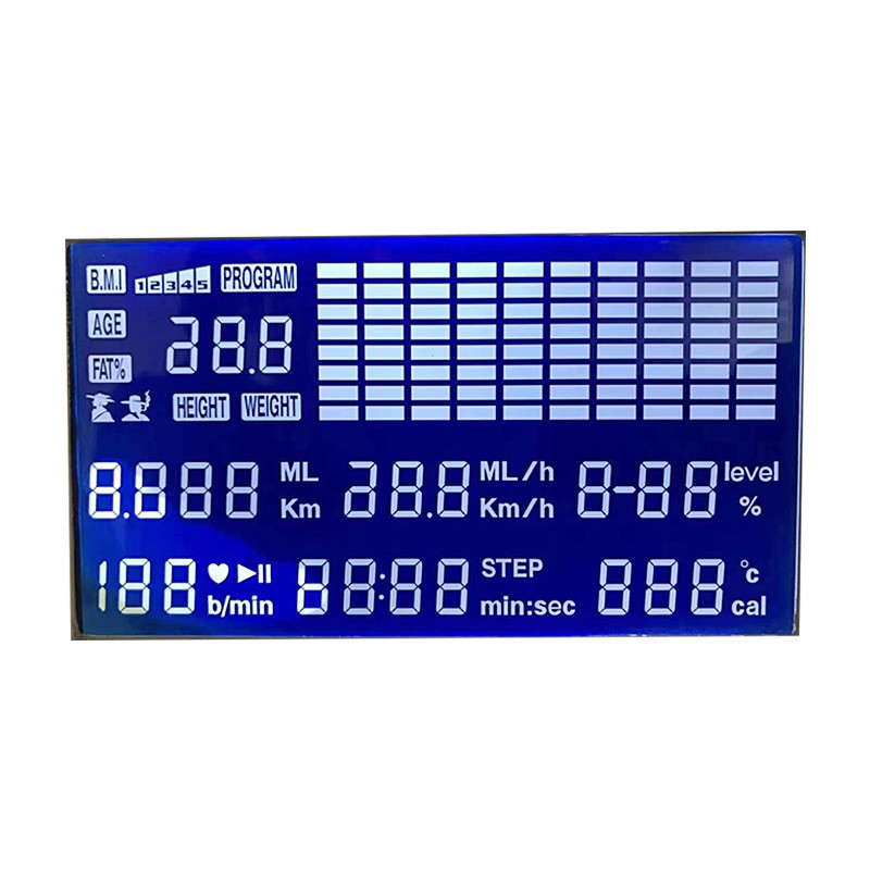 1.9 Inch STN Blue LCD Display128x64 30PIN FPC 8 Bit Parallel LCD Display