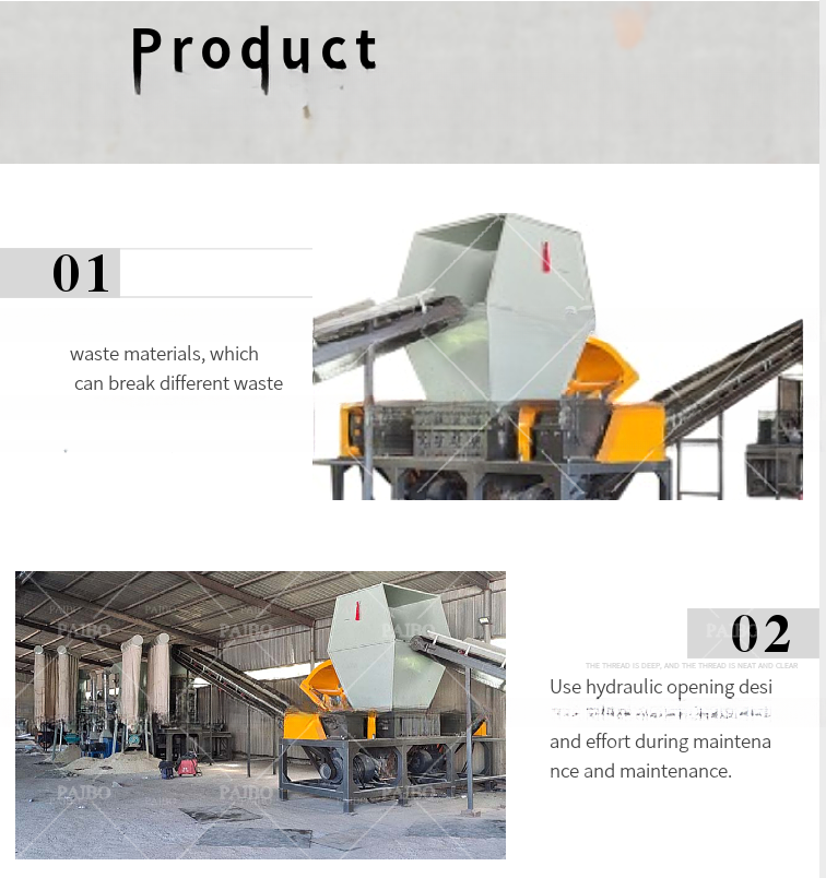 500-1000Kg/h Capacity Portable Shredder for Scrap Metal and Plastic in Building Material