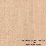 Natural Koto Wood Veneer Quarter Cut Special Straight Pearl Grain Good Supply