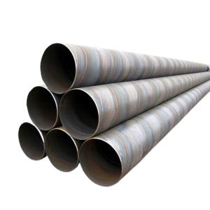 Quality Large Diameter Q195 Q235 Q345 ASTM A53 6mm-20mm Thick ERW Efw Saw Spiral Welded Steel Pipe for Chemical Fertilizer Processing wholesale