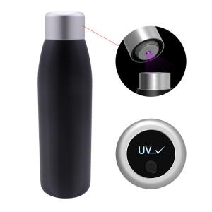 Quality 500Ml 304 Stainless Steel Ultraviolet Sterilizing Water Bottle wholesale