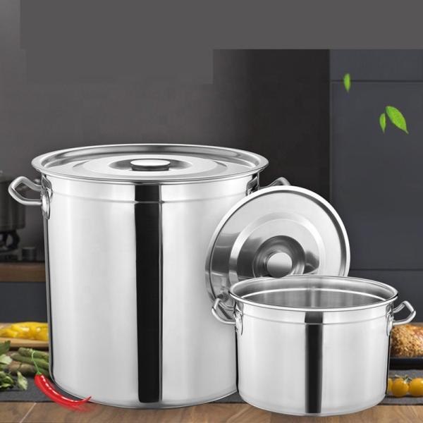Wholesale Top Seller Kitchen Cooking Soup Ware Induction Stainless Steel 201